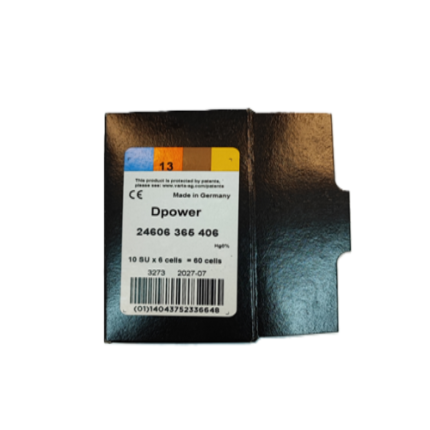باتری سمعک دی پاور   D power 13