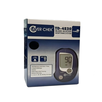 دستگاه تست قند خون کلورچک مدل Clever Chek TD-4230(بدون نوار)